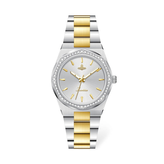 Octagon Sparkle Two - Tone Quartz Watch